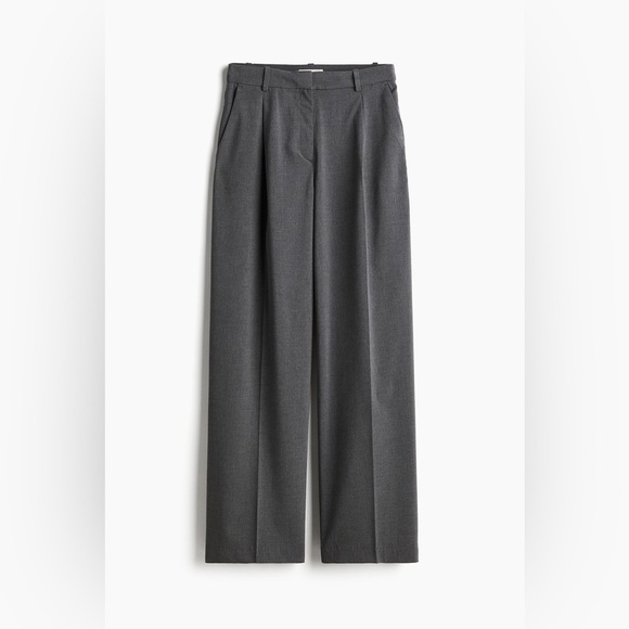 H&M Pants - 💸CLEARANCE 4/$15💸 H&M Gray Wide-leg Dress Pants